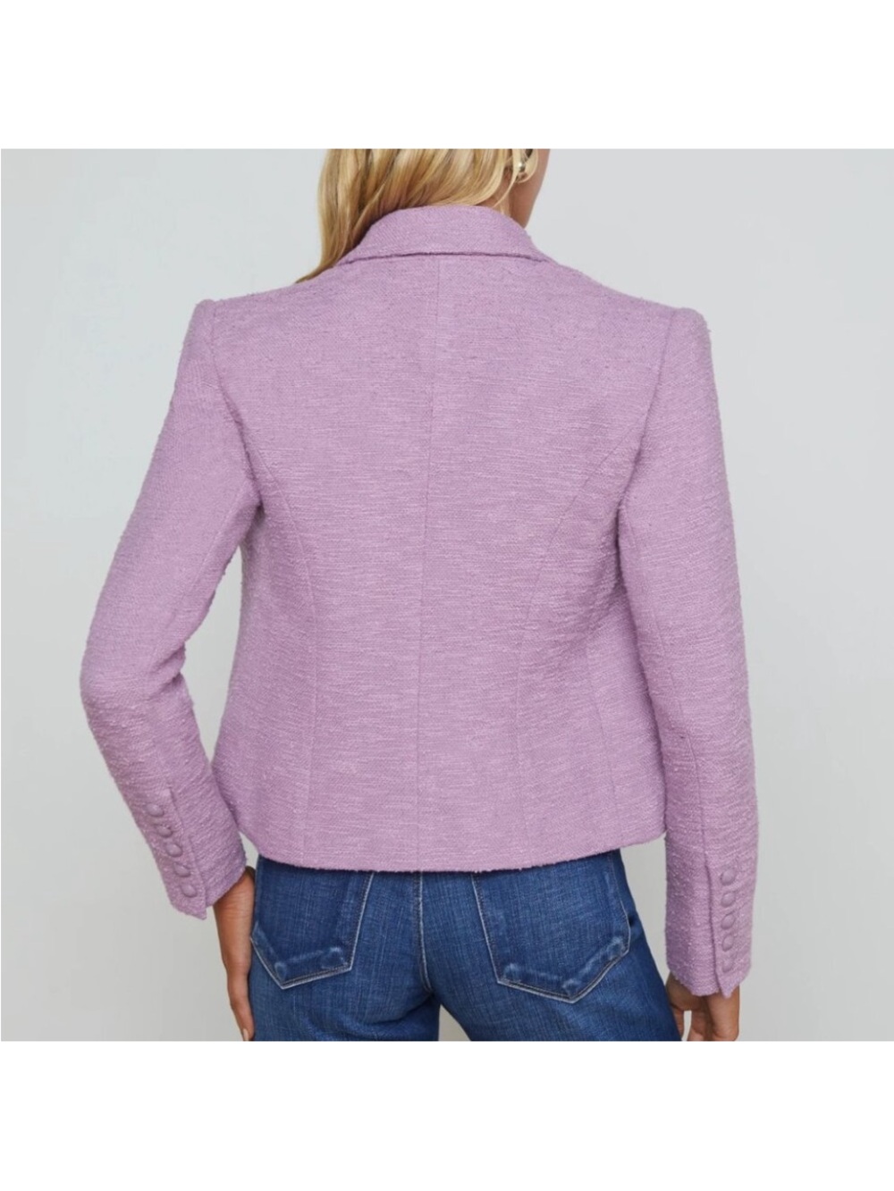L'AGENCE Brooke
Open-Front Blazer Sz 14 
Wisteria/French Paisley
Purple - Picture 2 of 12